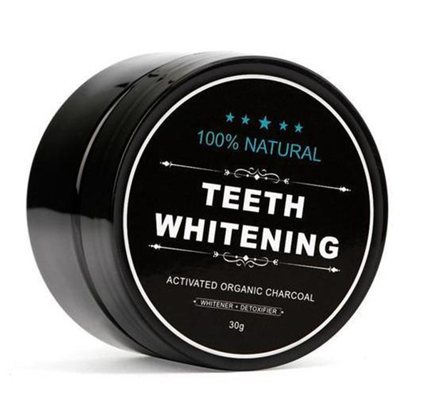 2018 Hottest100% Natural Organic Activated Charcoal Natural Teeth Whitening Powder Remove Smoke Tea Coffee Yellow Stains Bad Breath DHL Free