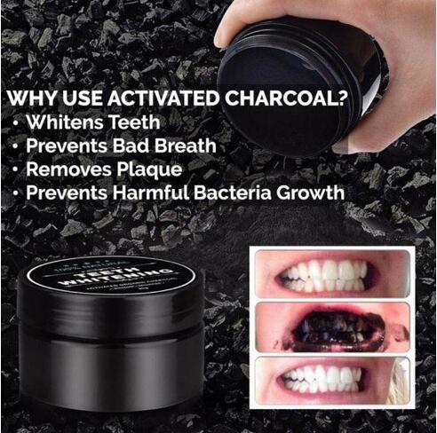 Tooth Whitening Nature Bamboo Activated Charcoal Smile Powder Decontamination Tooth Yellow Stain Bamboo Toothbrush Toothpaste Oral Care