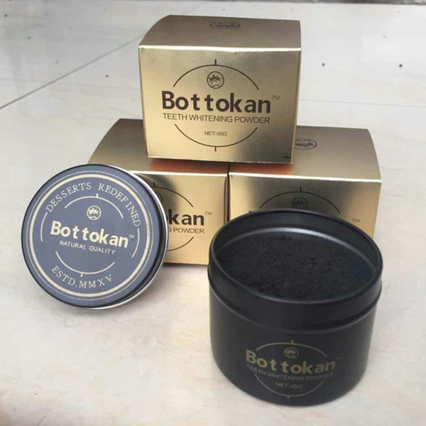 New Bottokan Teeth Whitening Powder Bamboo Activated Charcoal Smile Powder Decontamination Tooth Yellow Stain Toothpaste Oral Care 45G