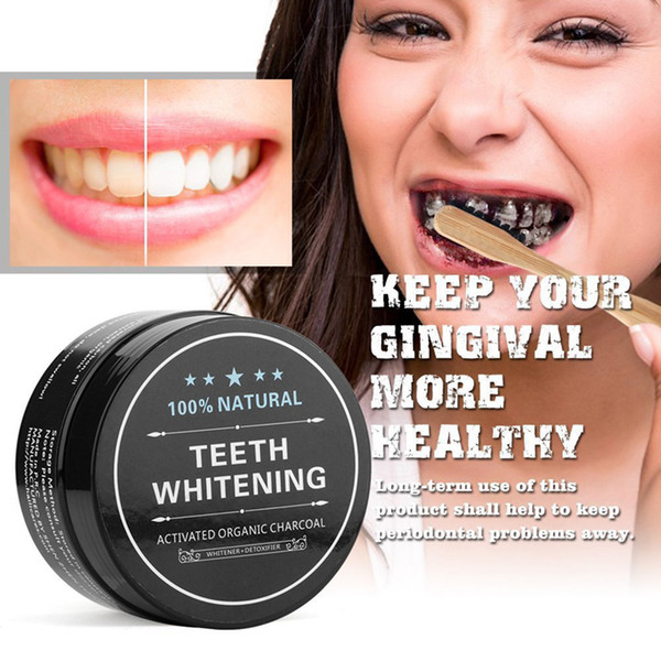 All Natural and Organic Activated Charcoal Teeth Cleaning Tooth and Gum Powder Total teeth Whites 30g