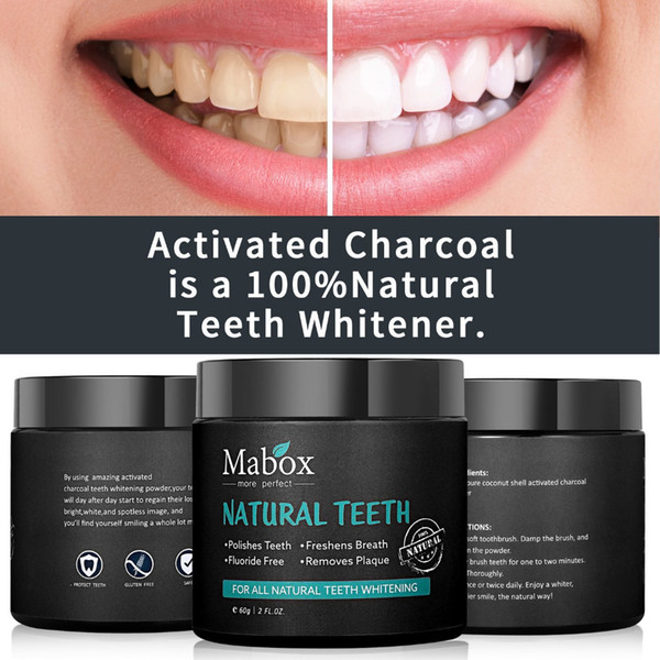 High Quality Teeth Whitening Powder Natural Activated Charcoal Powder Teeth Whitener of Organic Coconut Shells for Healthy Cleaner Whiter