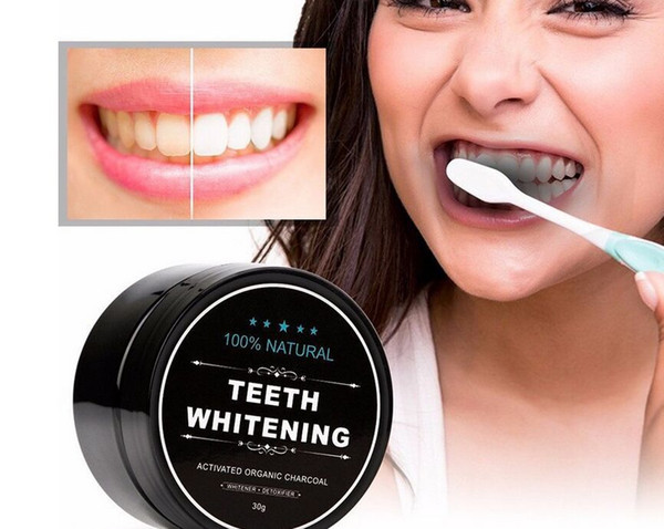 Tooth whitening coco nature bamboo activated charcoal smile powder decoontamination tooth yellow stain bamboo toothbrush toothpaste oral car