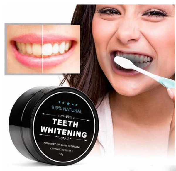 Teeth Whitening Powder Nature Bamboo Activated Charcoal Smile Powder Decontamination Tooth Yellow Stain Bamboo Toothpaste Oral Care DHL free