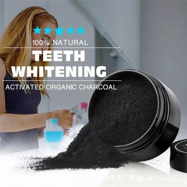 (In Stock)- Natural Organic Activated Charcoal Natural Teeth Whitening Powder Remove Smoke Tea Coffee Yellow Stains Bad Breath Oral Care 30g