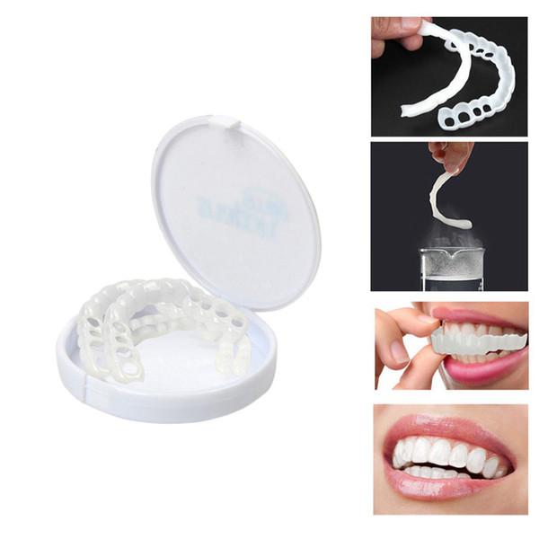 Teeth Veneers Upper Lower Set Teeth Whitening Teeth Cover Perfect Smile Comfort Fit Flex High Quality Beauty Supplies