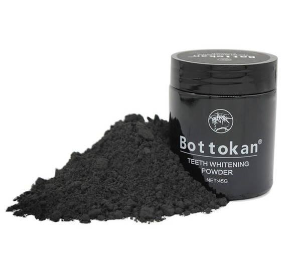 45g Bamboo Charcoal Nature Activated bottokan Teeth Whitening Powder Coffee Tea Stains of Smoking Removal Oral Hygiene Care DHL 20pcs