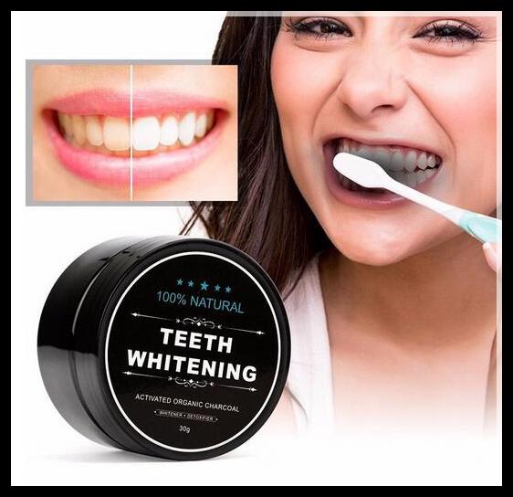 Teeth Whitening Powder Nature Bamboo Activated Charcoal Smile Powder Decontamination Tooth Yellow Stain Bamboo Toothpaste Oral Care