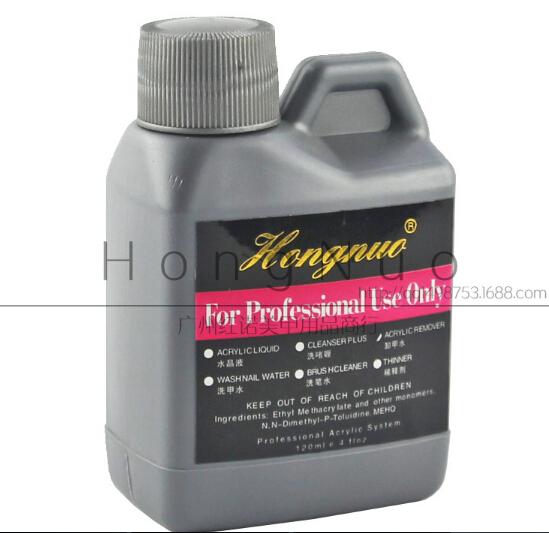 Professional 3 x 120ml Acrylic Liquid for Nail Art Tips False Manicure Set Tool