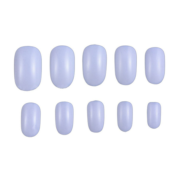 Limit buy 600pcs Round Shaped Colorful Short False Nails Full Cover Nails Art Tips Fake Nail