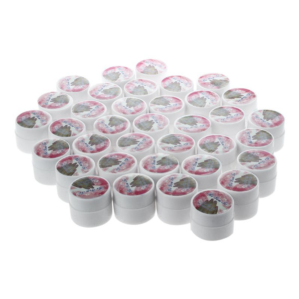36 Colors Glitter Sequins UV Gel Nail Manicure Nail Art