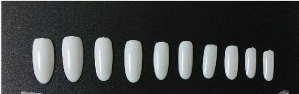 250sets 500 Oval Nails Tips Round Fullwell White Color Tips False Nail Art Tips Wholesales