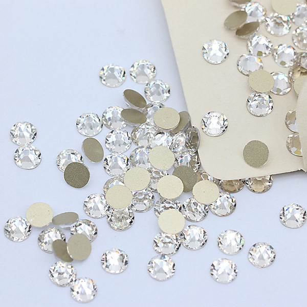 SS3-SS8 Super Glitter Flatback Multicolor Non HotFix Rhinestones For Nail Art Decoration Shoes And Dancing Decoration