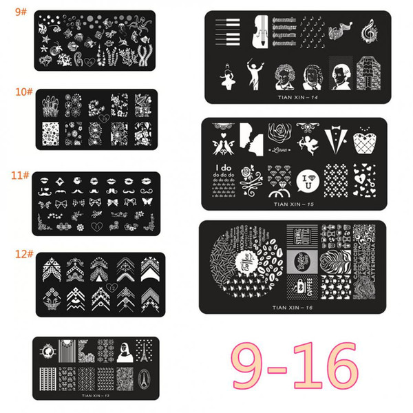 New Leaves Forest Pattern Nail Art Stamping Image Plates Konad Stamping Nail Art Manicure Template Nail Tools 8 Psc From 9-16