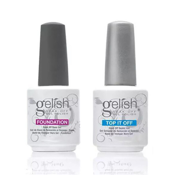 Top Quality Soak Off Nail Gel Polish For Nail Art Gel Lacquer Led/uv Gelish Base Coat Free DHL 411