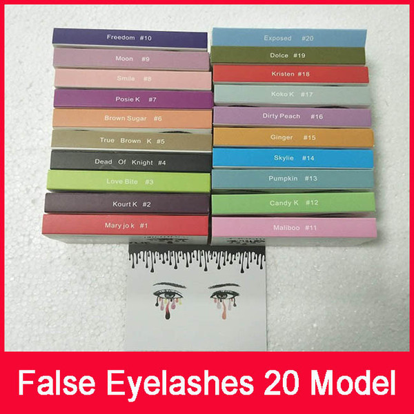 New kylie false eyelashes mink pure handmade 3D false eyelashes thick slender 20 Model