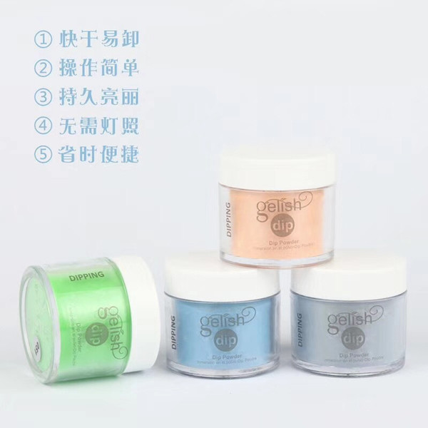 30pcs gelish dipping powder do your own logo acrylic powder set do french nail dipping powder systems