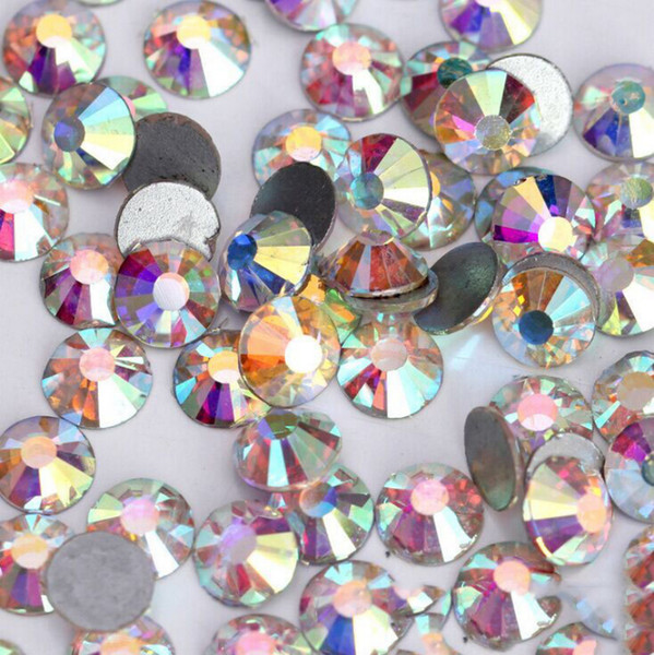 Wholesale-Free Shipping Good Feedback AB Crystals Rhinestones Nail Art Jewelry Diamonds Nail Decoration Supplier for Salon Use