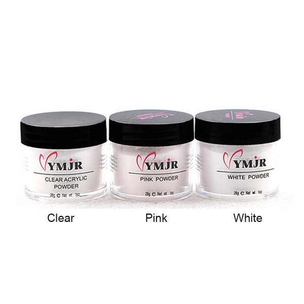 Acrilico Unha 28g Acrylic Powder Acryl Nail Poeder for Nagels Akrilik White Akryl Pink Clear Polvo Poudre Acrylique Pour Ongle Acrilico Unha