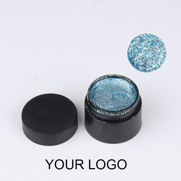 Wholesale cheap high quality shining glitter uv gel polish with box platinum diamond gel nail polish