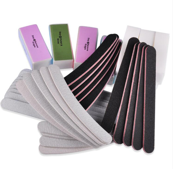 13PCS/set Sanding Files Buffer Block Nail Art Salon Manicure Pedicure Tools Pro Nail Tools Free Shipping