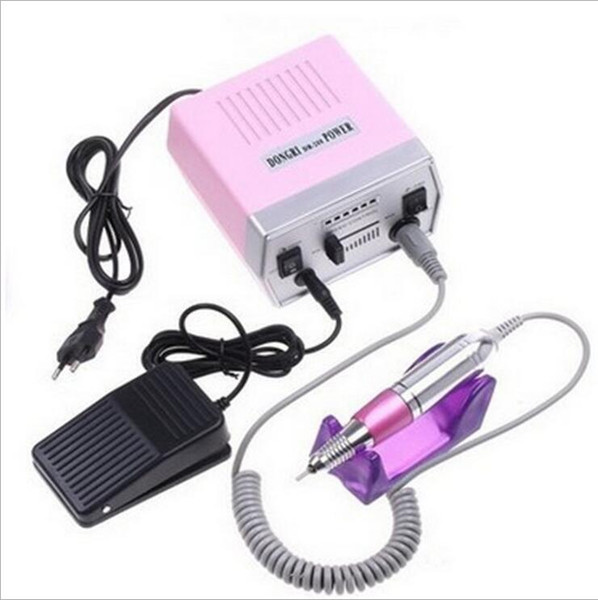 Electric Nail Manicure Set Drill Pedicure Glazing Machine 30000 RPM fingernail care kit system files shine salon nail polish