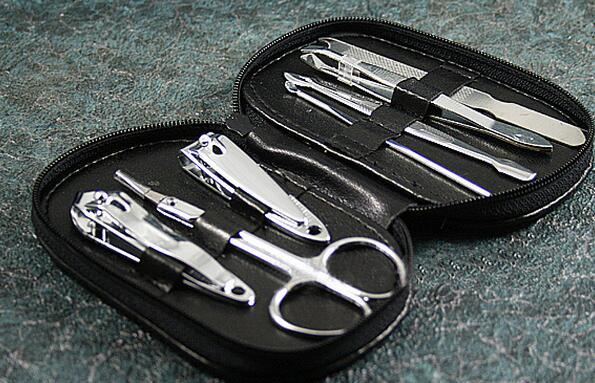 Manicure Set Nail Care Set 7pcs/set Nail Art & Salon Manicure Kits Nail Clipper Kit stainless