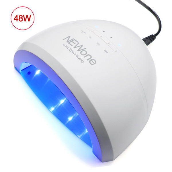 Newone 48w Uv Led Lamp Nail Dryer For All Types Gel Polish Uv Lamp Manicure Led Lamp For Fingers Toenails Nail Art Tools Free Shipping