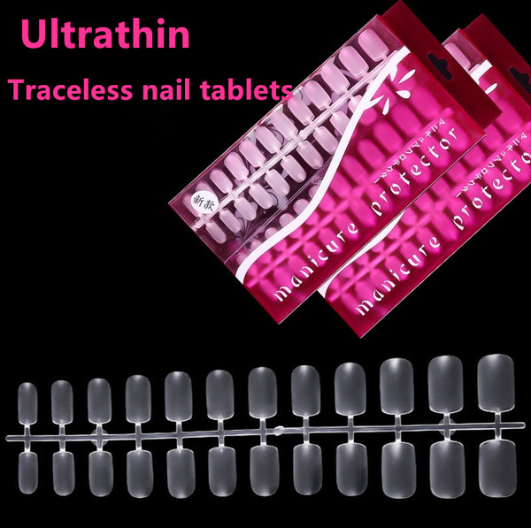 False Nail Ultra-thin Nature Transparent Phototherapy Nail Patch Full Fake Nail Art Resin Beauty Tool DIY Manicure Set