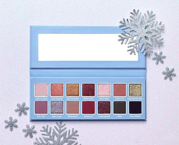 newest Christmas Edition 14 colors Eyeshadow Palette Makeup Palette Chill Baby Eye Shadow Palette It's Cold Outside Baby