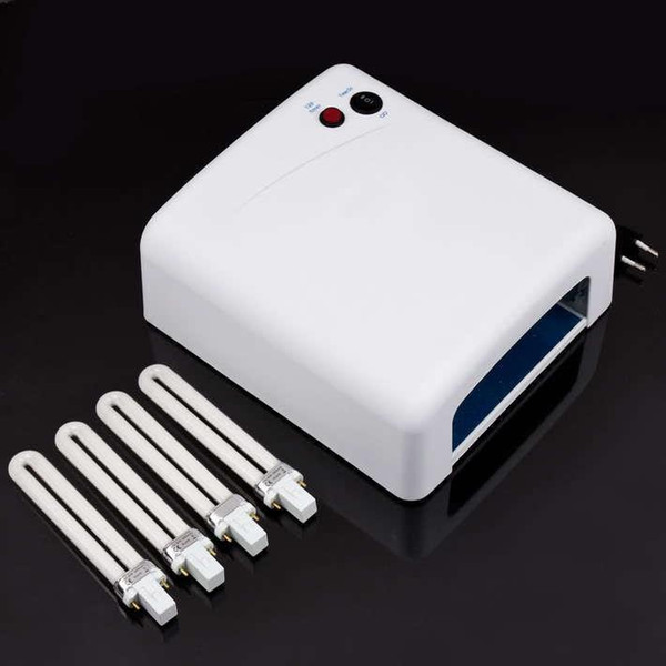 Free Shipping High quality 36W UV Lamp 220V EU Plug nail lamp Professional Gel nail dryer Curing Light Nail Art tools