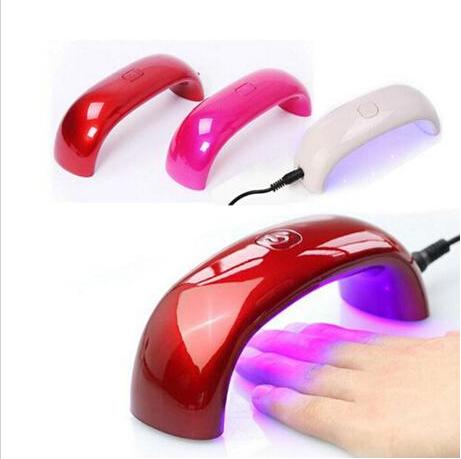 Mini USB 9W 3 LED UV Nail Dryer Curing Lamp Machine Gel Nail Polish Powerful UV Lamp Light Nail Polish Fast Dry Colors