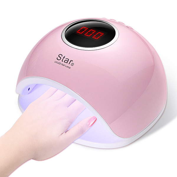 UV LED Lamp Star 6 Nail Dryer For All Type Gels Polish With Bottom 10s/30s/60s/99s Timer LCD Ice Lamp For Nail Auto Sensing 72W