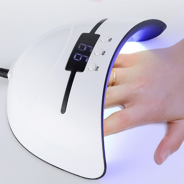 36w UV Lamp Nail Dryer For All Types Gel 12 Led Lamp for Nail Machine USB 30s 60s 90s Timer Portable lamps Hardening Tools RRA1600