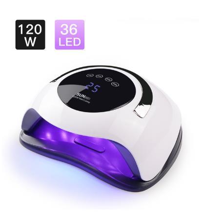 SUN BQ5T UV LED Nail Lamp Nails Dryer 120W Ice Lamp Manicure Gel Nail Lamp Free Shipping