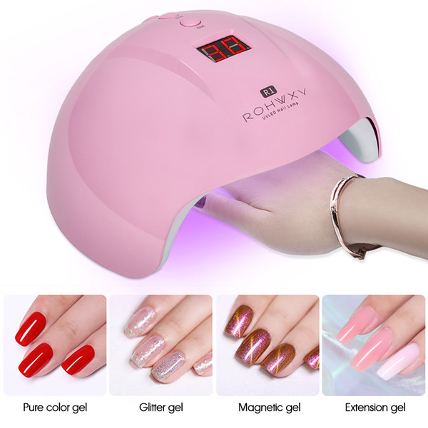 ROHWXY 36W UV Lamp LED Nail Lamp Nail Dryer USB Drying All Gels Polish Art Tools For Manicure LCD Display Drying