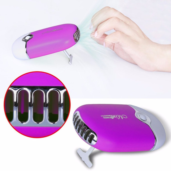 Mini Light Ventilator Nail Dryer USB with Holder for Curing Nail Gel Polish Drying Machine Fast Fan Dryer Blower Nail Art Tools