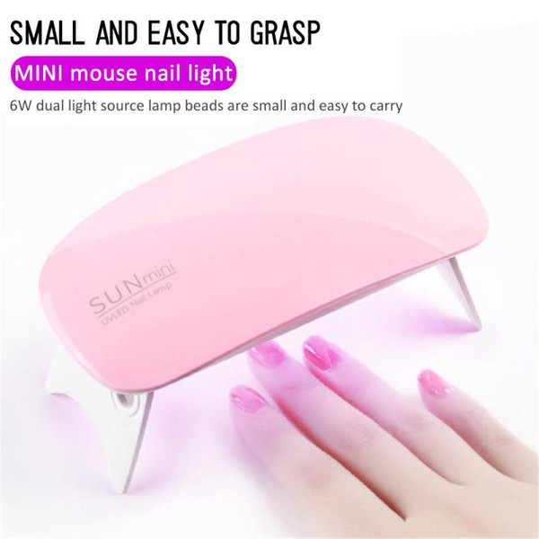 SUNmini 6w UV LED Lamp Nail Dryer Portable USB Cable For Prime Gift Home Use Gel Nail Polish Dryer Mini USB LED UV lamps TSLM1