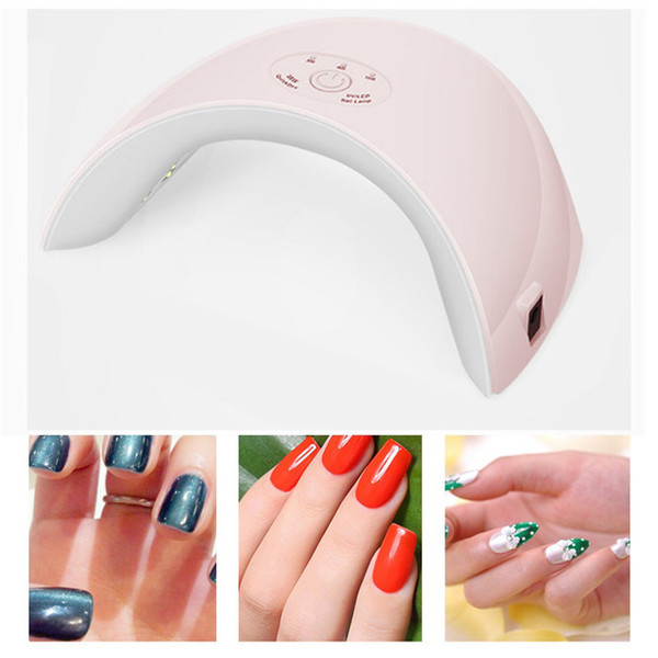 New hot 36W UV LED nail dryer gel 12 kinds of UV lamp curing for nail machine 60s / 120s timer USB connector SZ301