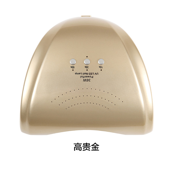 Wholesale- 36W UV LED Nail lamp Nail dryer for All Gels with 10s/30s/60s button Perfect Thumb Solution with Sun Light