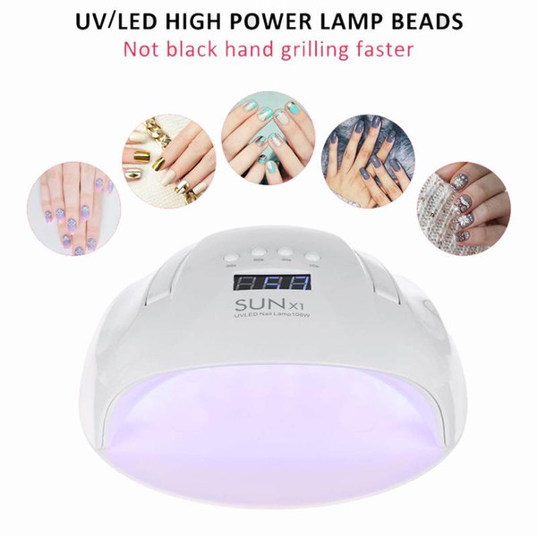 108W Nail Dryer UV LED Nail Lamp With 24Leds Manicure Gel Lamp Dryer Varnish Infrared Induction Timer Function EU/US Plug