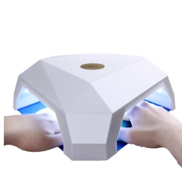 Fiso 60W LED / UV Nail Dryer Double Hole Design Nail Manicure Tool LED / UV Gel Lamp for Drying all Gels Bases Polishes
