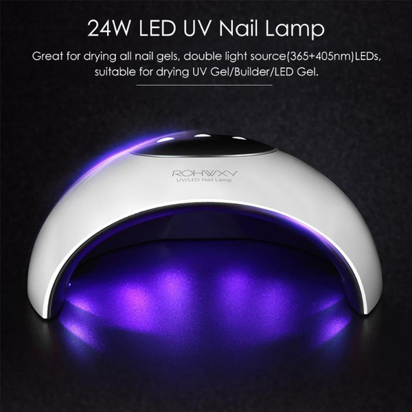 24W LED UV Nail Dryer Lamp Nail Gel Polish Dryer with 8 Lamp Beads USB Gel Curing Manicure Machine Nails Art Tool