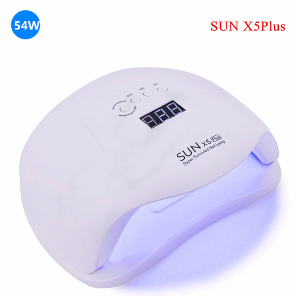 SUN X5Plus 54W UV Led Lamp Nail Dryer For All Types Gel Leds UV Lamp for Nail Machine Curing Timer Setting