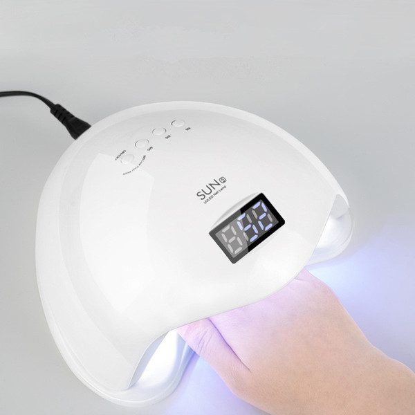 SUN 5 UV Nail Dryer LED Lamp 48W 24Leds LCD Display Quick Dry Machine for Gel Polish Low Heat Nail Art Salons Tools