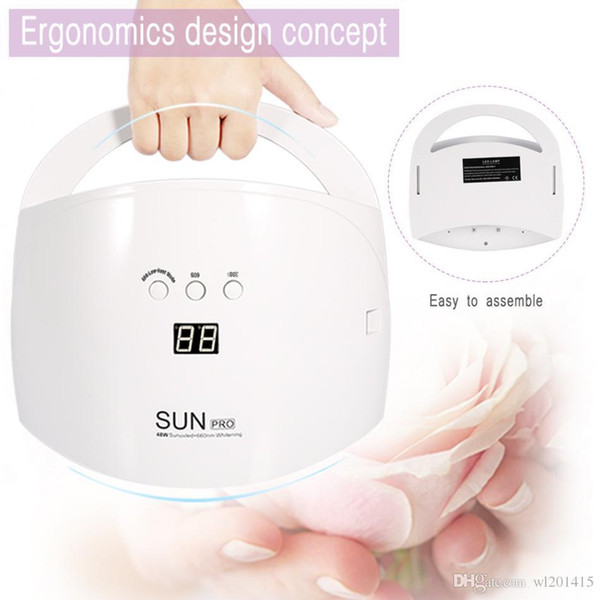 SUN pro 48W LED Nail Lamp Sensor Nail Dryers UV Lamp Manicure Quick Dry Nail Dryer Gel Polish for Curing Lamp Equipment