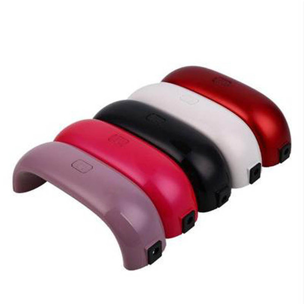 USB Mini Nail Dryers 9W 3 Led UV Nail Dryers QQ Gum Automatic Timing Nail Lamp Multi Colors