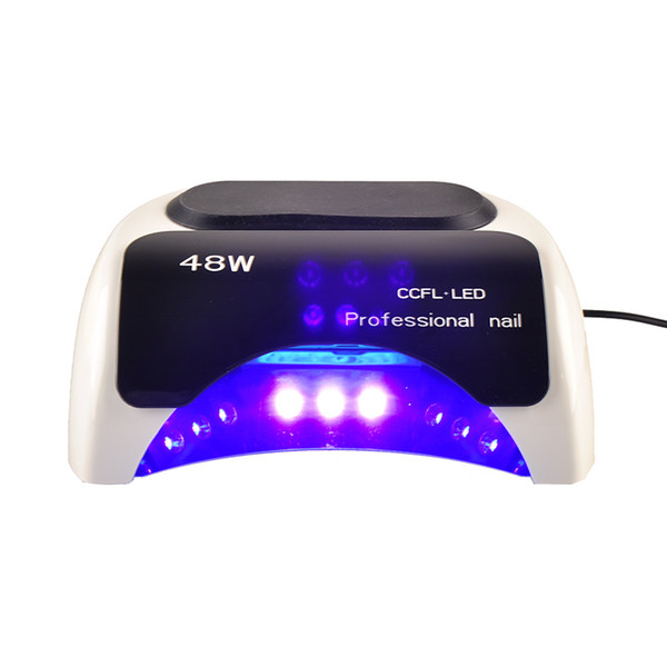 Professional LKE Led UV Lamp 18K 48w Led Lamp Nail Dryer for Polish Gel Curing Nail tools Automatic Hand Sensor EU AU US UK Plug(0603029)