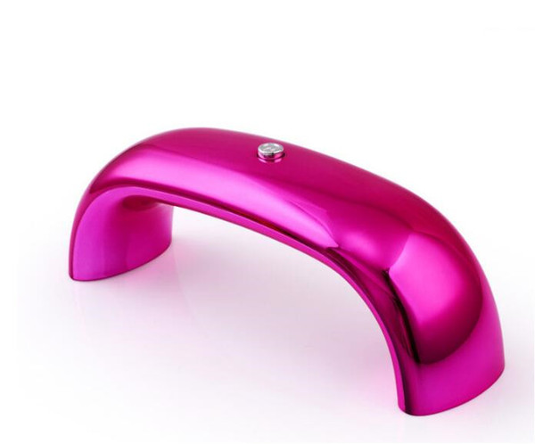 9W Sun Light Nails Dryer Mini Portable Rainbow Shaped Lamp Nail Curing for UV Gel Nail Polish Manicure Led Healthy Lamp