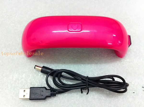 2016 hot dale Popular mini rainbow shape USB 9w led nail dryer lamp curing lamp wholesale