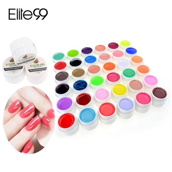 36 Colors Pure Color UV Nail Gel Polish Extension Professional Nail Gel Art Decorations Tools Manicure Nail Polish